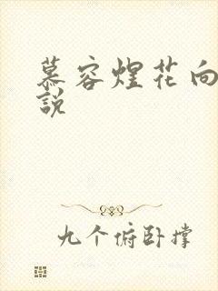 慕容煜花向晚小说