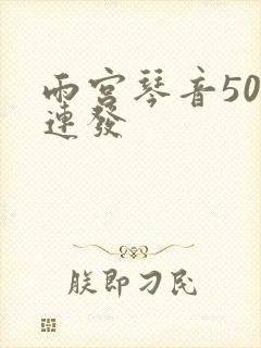 雨宫琴音500连发