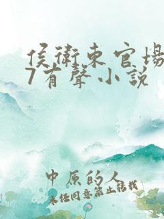 侯卫东官场笔记7有声小说