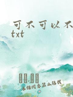 可不可以不嫁人txt
