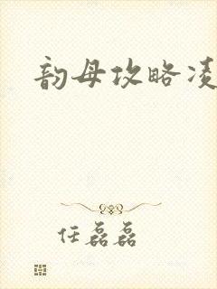 韵母攻略凌小东