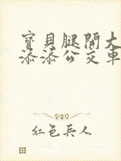 宝贝腿开大点我添添公交车