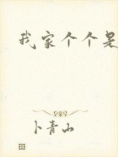 我家个个是霸总