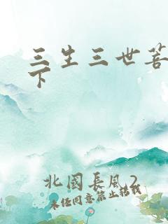 三生三世菩提树下