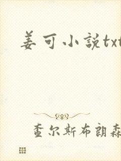 姜可小说txt