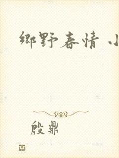 乡野春情 小说