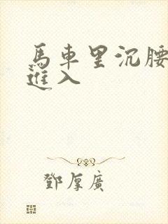 马车里沉腰缓缓进入