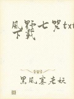 风野七咒txt下载
