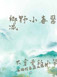 乡野小春医无删减