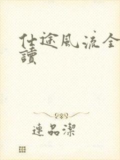 仕途风流全文阅读