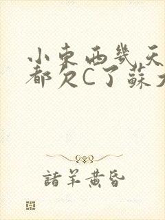 小东西几天没做都欠C了苏大深