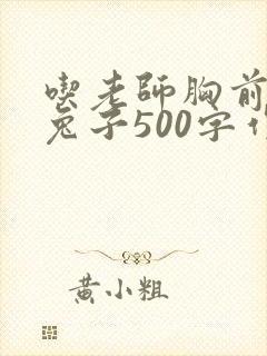 吃老师胸前的小兔子500字作文