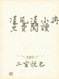 凌风凌小冉全文免费阅读