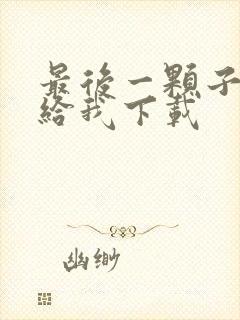 最后一颗子弹留给我下载