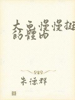 大龟慢慢挺进我的体内