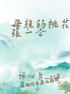 母亲的桃花源一张一合