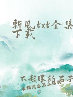 斩风txt全集下载