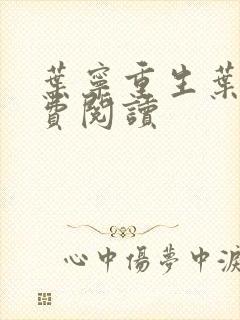 叶宁重生叶宁免费阅读