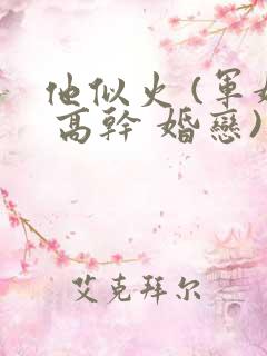 他似火 (军婚 高干 婚恋)小说免费阅读