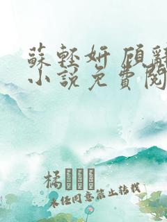 苏轻妍 顾辞笙小说免费阅读