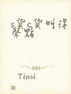 s货c货叫得大声点