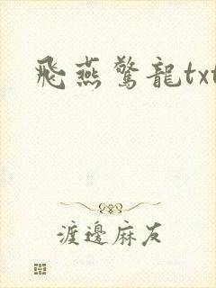 飞燕惊龙txt