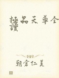 极品天尊全文阅读