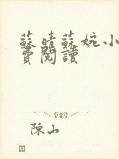 苏晴苏婉小说免费阅读