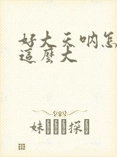 好大天呐怎么会这么大