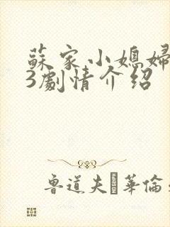 苏家小媳妇1v3剧情介绍