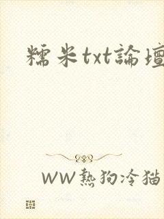 糯米txt论坛