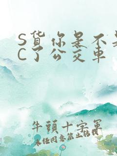 S货你是不是欠C了公交车