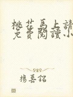 桃花马上请长缨免费阅读小说全文