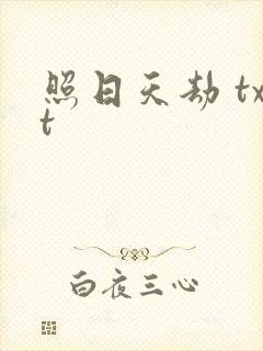 照日天劫 txt