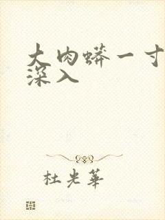 大肉蟒一寸寸地深入