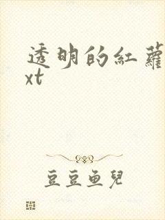 透明的红萝卜txt