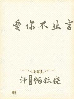 爱你不止言语