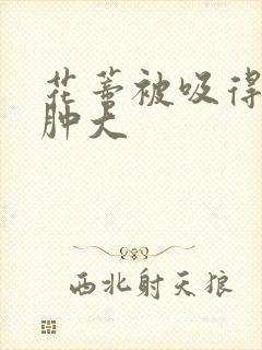 花蒂被吸得异常肿大