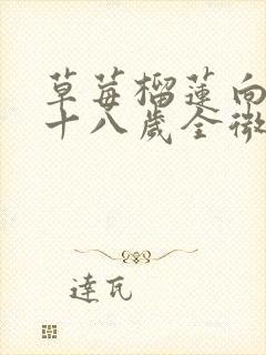 草莓榴莲向日葵十八岁全微糖