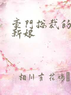 豪门总裁的闪婚新娘