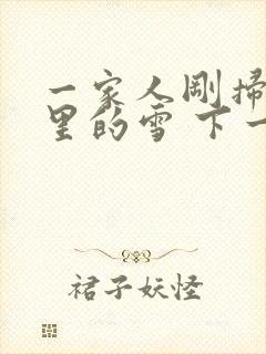 一家人刚扫完院里的雪 下一秒白干