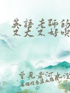 英语老师的兔子又大又好吃