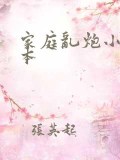 家庭乱炮小说全本