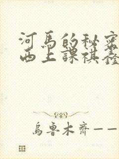 河马的秘密夹东西上课祺鑫