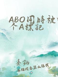 ABO同时被四个A标记