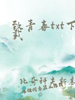致青春txt下载