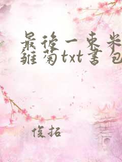 最后一束米迦勒雏菊txt书包网