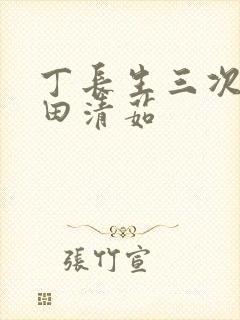 丁长生三次进入田清茹