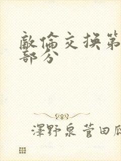 敌伦交换第11部分