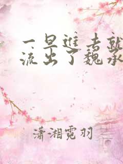 一旦进去就无法流出了魏承泽